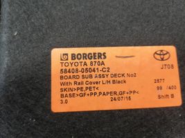 Toyota Avensis T270 Kita bagažinės apdailos detalė 5840805041