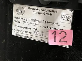 Audi Q7 4M Tavaratilan kaukalon tekstiilikansi 4M0863462D