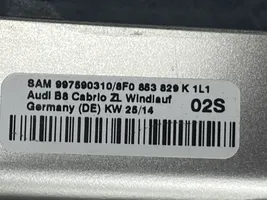 Audi A5 8T 8F Listwa szyby czołowej / przedniej 8F0853829K