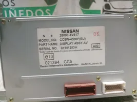 Nissan Primera Monitori/näyttö/pieni näyttö 28090AV617