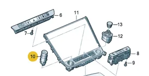 Audi A8 S8 D5 Interruttore a pulsante start e stop motore 83A905217A