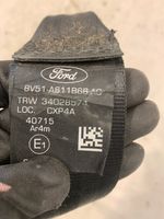 Ford Fiesta Pas bezpieczeństwa fotela tylnego 8V51A611B68AC