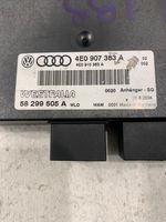 Audi A6 S6 C6 4F Centralina/modulo rimorchio barra di traino 4E0907383A