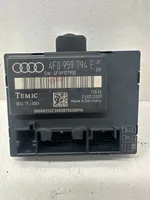 Audi A6 S6 C6 4F Unité de commande module de porte 4F0959794E