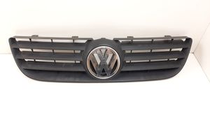 Volkswagen Polo IV 9N3 Rejilla superior del radiador del parachoques delantero 