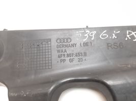 Audi RS6 C6 Staffa di rinforzo montaggio del paraurti posteriore 4F9807453B