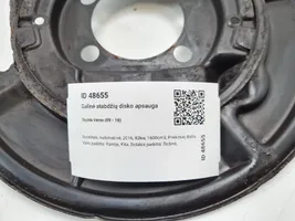 Toyota Verso Couvercle anti-poussière disque de plaque de frein arrière 1306T