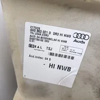 Audi A8 S8 D4 4H Takaistuintilan tekstiilimatto 4H0863021D