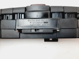 Mercedes-Benz Vito Viano W639 Botón interruptor de luz de peligro 6395450307