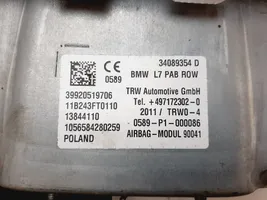 BMW 1 F20 F21 Poduszka powietrzna Airbag pasażera 34089138A