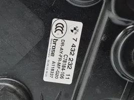 BMW 3 G20 G21 Mécanisme de lève-vitre avant sans moteur 7432232