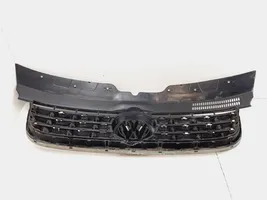 Volkswagen Transporter - Caravelle T5 Grille calandre supérieure de pare-chocs avant 7H5807101