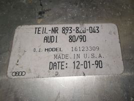 Audi 80 90 B3 Climate control unit 893820043