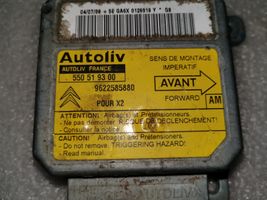 Citroen Xantia Turvatyynyn ohjainlaite/moduuli 9622585880