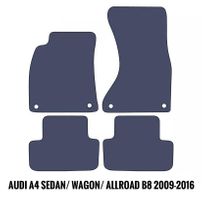 Audi A4 S4 B8 8K Set di tappetini per auto 