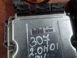 Peugeot 307 Kit calculateur ECU et verrouillage 83076538