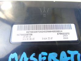 Maserati Ghibli Ilmastoinnin ohjainlaite/moduuli 06700328720