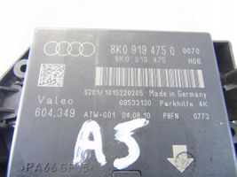 Audi A4 S4 B8 8K Parkavimo (PDC) daviklių valdymo blokas 8K0919475Q