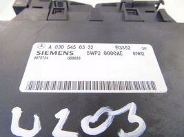 Mercedes-Benz C W203 Unidad de control/módulo de la caja de cambios A0305450332