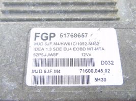 Fiat Idea Calculateur moteur ECU 51768657