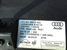 Audi A6 S6 C6 4F Doublure de coffre arrière, tapis de sol 4F9861529D