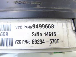 Volvo V70 Speedometer (instrument cluster) 9499668