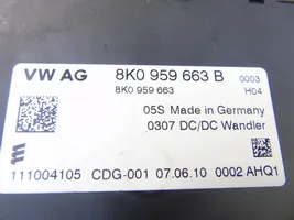 Audi A5 8T 8F Module convertisseur de tension 8K0959663B