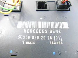 Mercedes-Benz CLK A209 C209 Sterownik / Moduł drzwi 2098202026