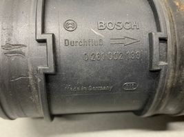 Opel Corsa C Przepływomierz masowy powietrza MAF 0281002180