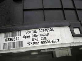Volvo XC90 Compteur de vitesse tableau de bord 30746104