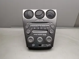 Mazda 6 Unidad delantera de radio/CD/DVD/GPS GJ6G66DSXE02