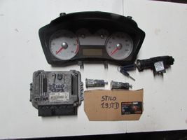 Fiat Stilo Juego de cerradura y set ECU del motor 51798000