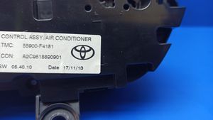 Toyota C-HR Gaisa kondicioniera / klimata kontroles / salona apsildes vadības bloks (salonā) 55900F4181