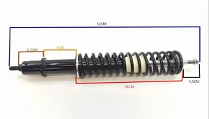 Aixam 400 Front shock absorber with coil spring 4K009