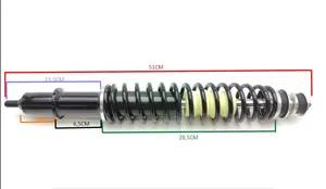 Aixam A751 Front shock absorber with coil spring 4AT009