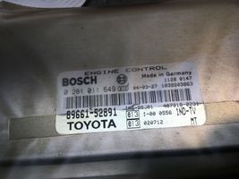 Toyota Yaris Sterownik / Moduł ECU 89661-52891