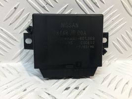 Nissan Qashqai Pysäköintitutkan (PCD) ohjainlaite/moduuli 28448JD00A