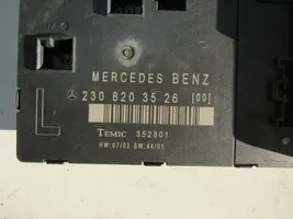 Mercedes-Benz SL R230 Centralina/modulo portiere a2308203526