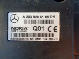 Mercedes-Benz SL R230 Puhelimen käyttöyksikkö/-moduuli A2038205185