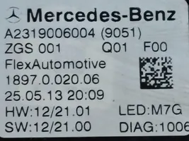 Mercedes-Benz SL R231 Éclairage lumière plafonnier avant A2319006004