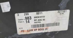 Citroen C6 Garniture de panneau carte de porte avant 96838187ZD