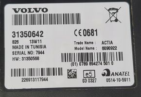 Volvo V40 Puhelimen käyttöyksikkö/-moduuli 31350642