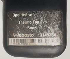 Opel Astra J Autonominis šildytuvas (webasto) 1314732C 1314975A