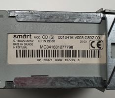 Smart ForTwo I Unité principale radio / CD / DVD / GPS 0013416V003