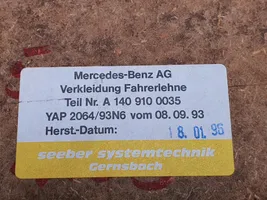 Mercedes-Benz S W140 Sedynės apdaila A1409100035