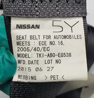 Nissan Micra Ceinture de sécurité arrière centrale (siège) 0539302