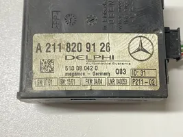 Mercedes-Benz CLK A209 C209 Hälytyksen ohjainlaite/moduuli 
