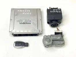 Mercedes-Benz CLK A209 C209 Komputer / Sterownik ECU i komplet kluczy 0261208352