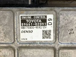 Toyota Auris 150 Moottorinohjausyksikön sarja ja lukkosarja MB1758009592