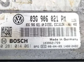 Volkswagen Golf V Sterownik / Moduł ECU 0281014061